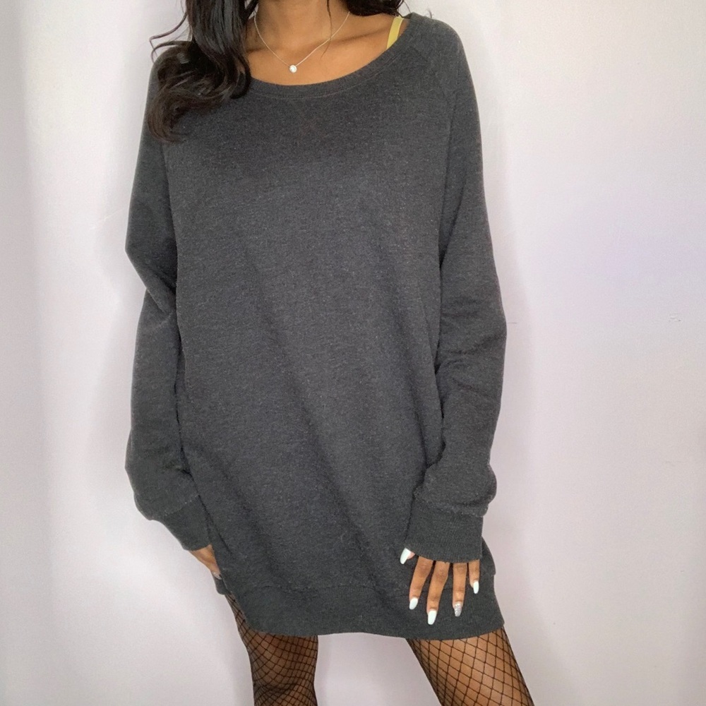 OVERSIZED DARK GRAY SWEATSHIRT H&M